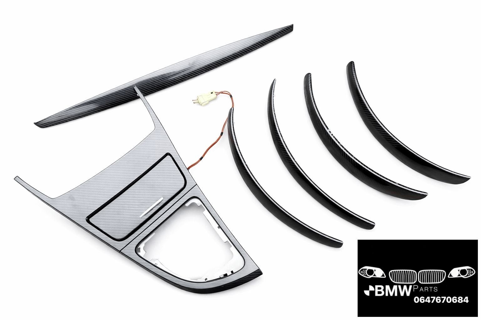 Set interieurlijsten carbon Bmw 1-Serie E87, Gebruikt, -, Ophalen of Verzenden, -