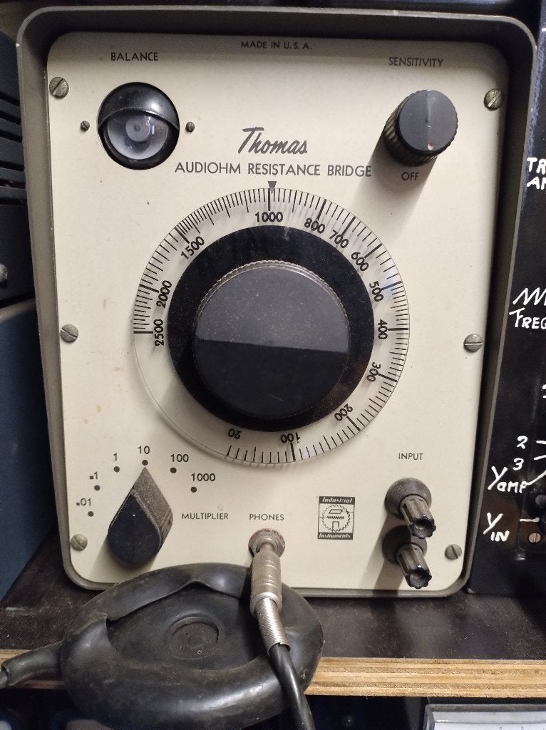 Thomas Audiohm resistance bridge, Doe-het-zelf en Verbouw, Ophalen of Verzenden, Gebruikt, Overige meters