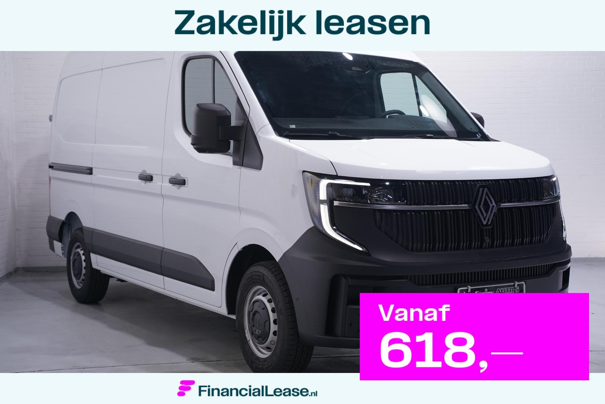 Renault Master 2.0 dCi 130 pk L2H2 Incl. BPM, ex BTW, Navi A, Parkeersensor, Stof, Gebruikt, 4 cilinders