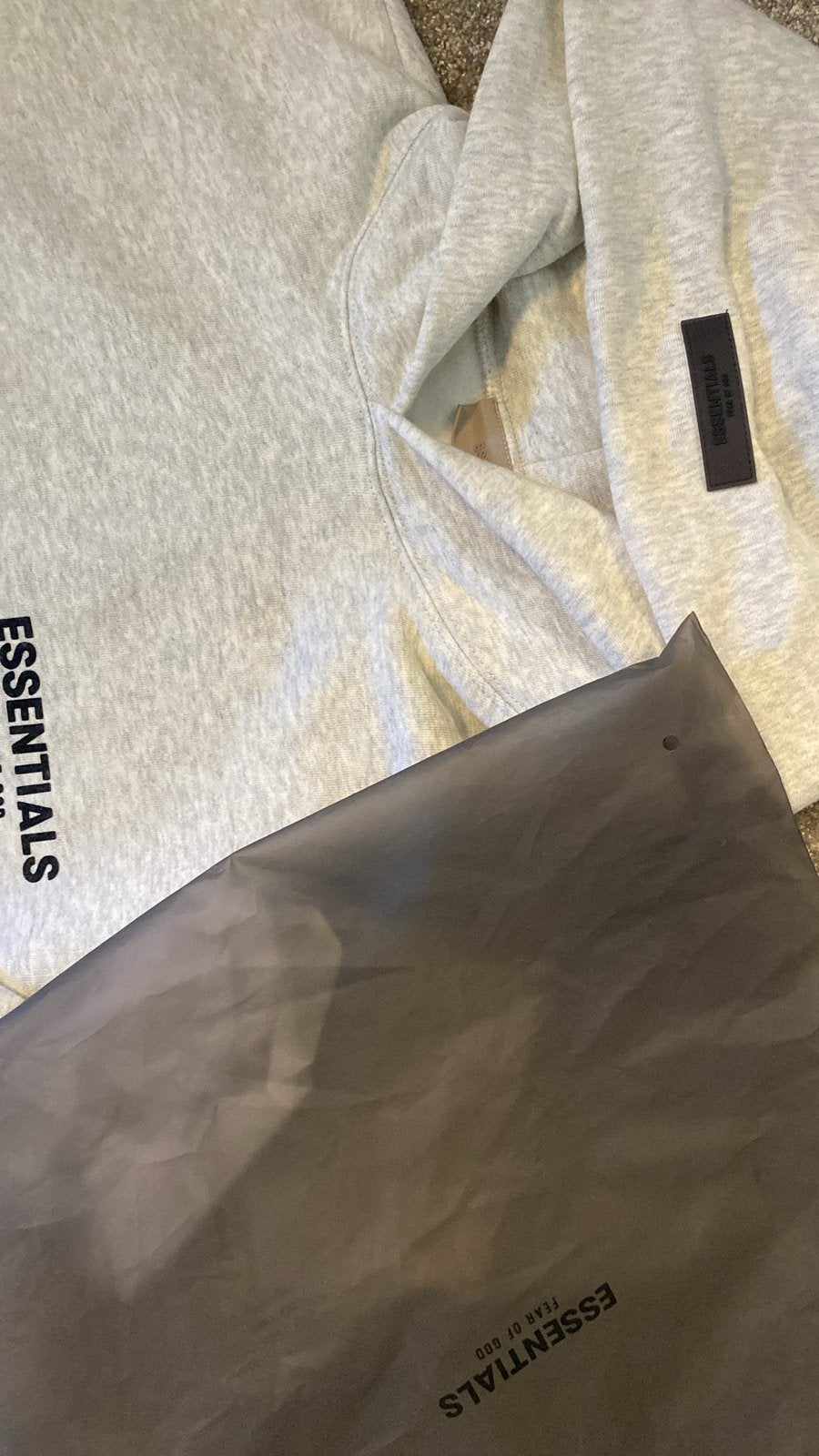 Essentials Fear of God Hoodie & Jogger Set Grijs, Ophalen of Verzenden, Nieuw