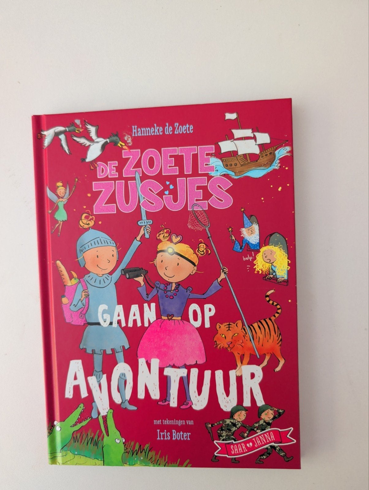 De Zoete Zusjes gaan op avontuur - Hanneke de Zoete, Ophalen of Verzenden, Zo goed als nieuw, Hanneke de Zoete, Sprookjes