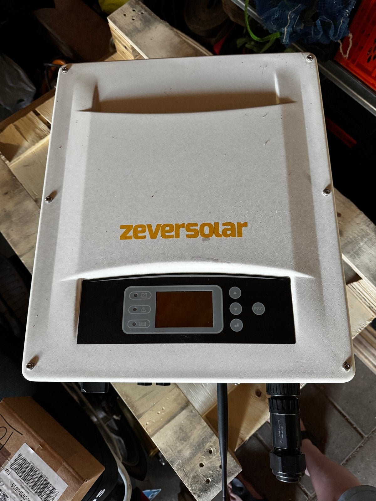 ZeverSolar Evershine TLC6000 omvormer  3 fasen, Ophalen, Zo goed als nieuw, Overige typen, 200 wattpiek of meer