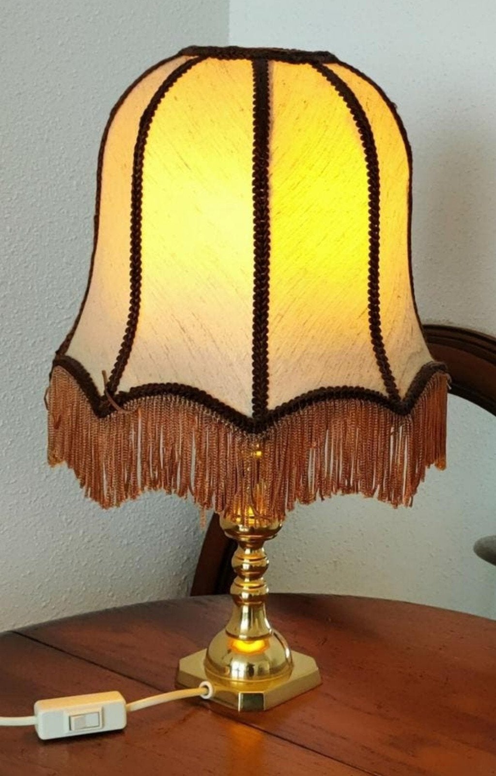 Leuk schemerlampje, brocante, vintage, Ophalen