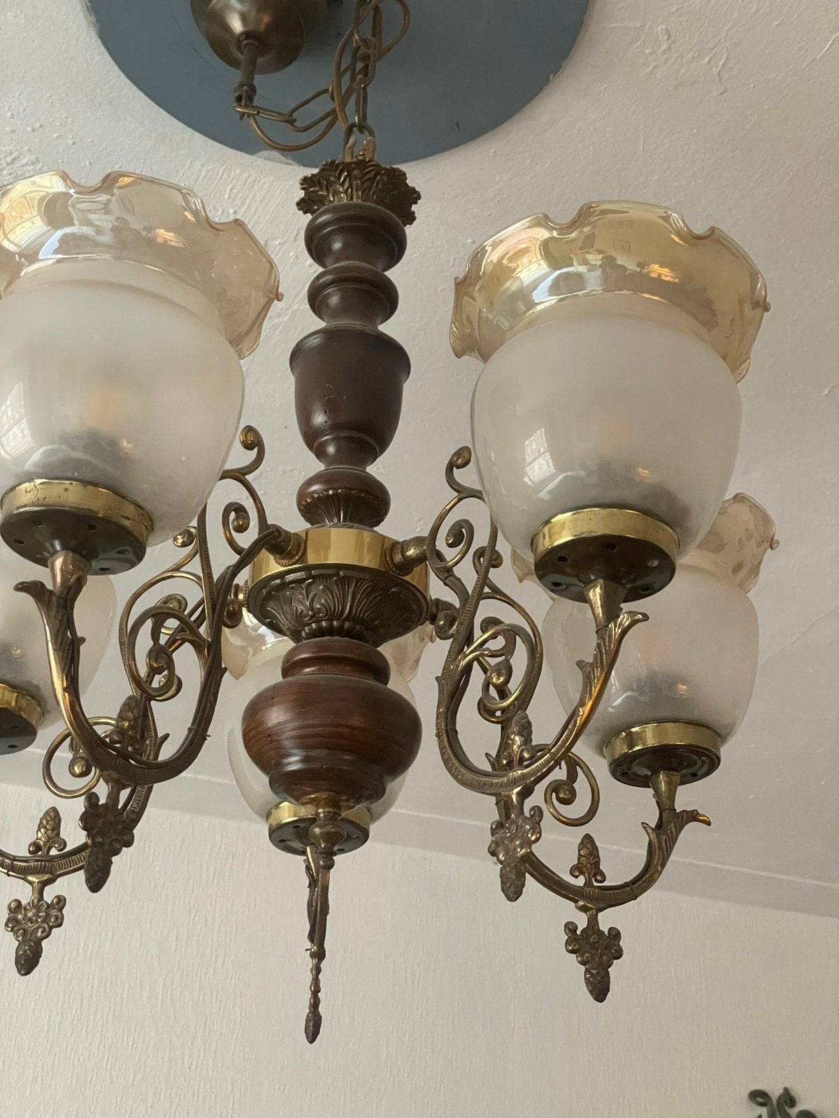 Antique kroonluchter, Ophalen, Zo goed als nieuw