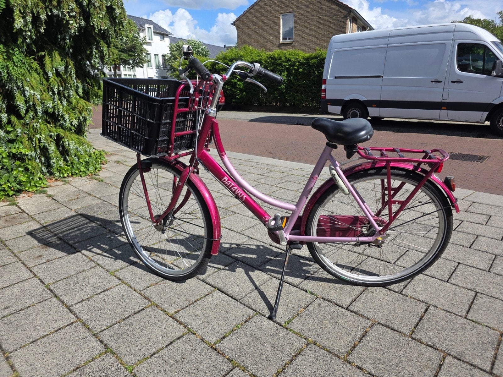 Batavus transport fiets, Fietsen en Brommers, Fietsen | Dames | Damesfietsen, Ophalen, Gebruikt, Batavus, Versnellingen
