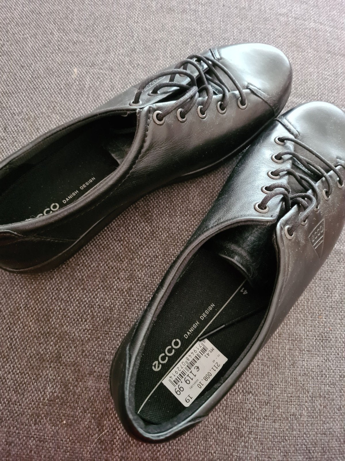 Nieuwe Ecco's, maat 41, Ophalen of Verzenden, Nieuw, Zwart, Sneakers of Gympen