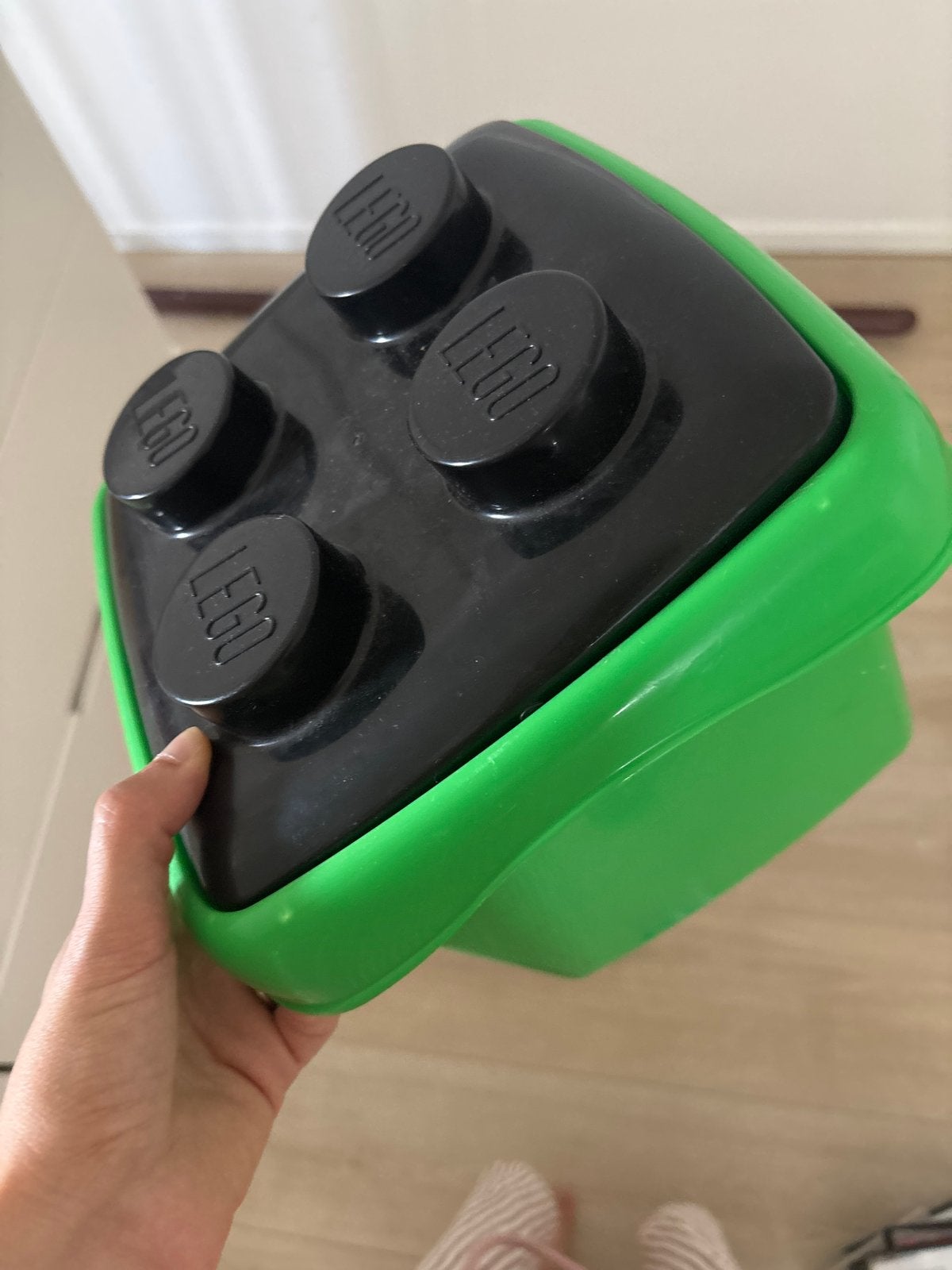 Lego Bewaardoos Groen - Handige Opbergbox, Ophalen, Gebruikt, Accessoire, Lego