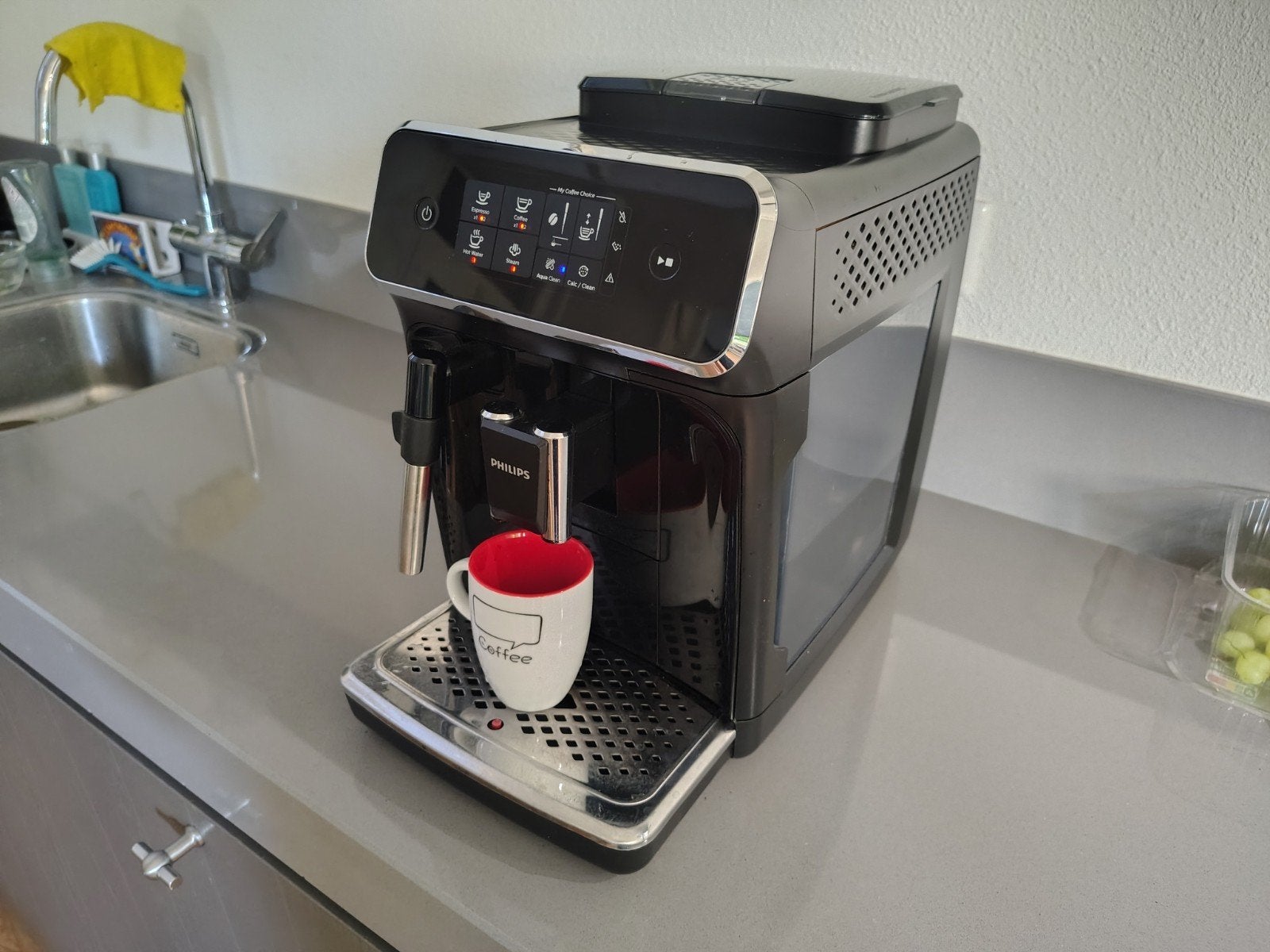 Philips Series 2200 EP2220 Koffiezetapparaat met Stoompijpje, Witgoed en Apparatuur, Koffiezetapparaten, Ophalen, Koffiemachine