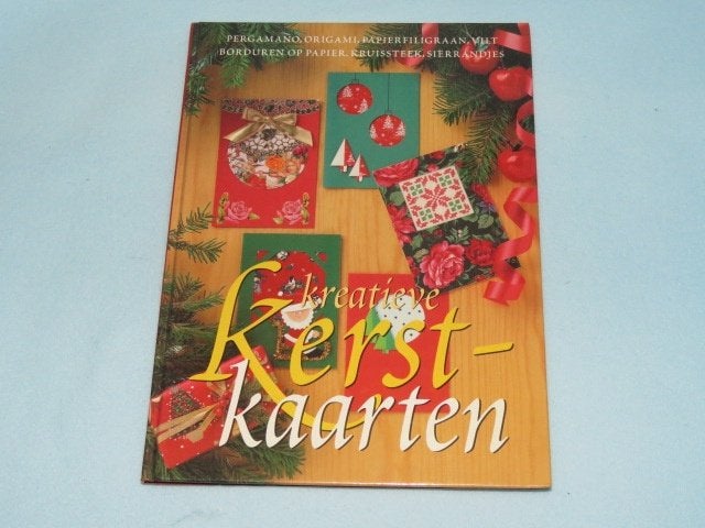 Boek: Kreatieve kerstkaarten maken met diverse technieken, Ophalen of Verzenden, Zo goed als nieuw