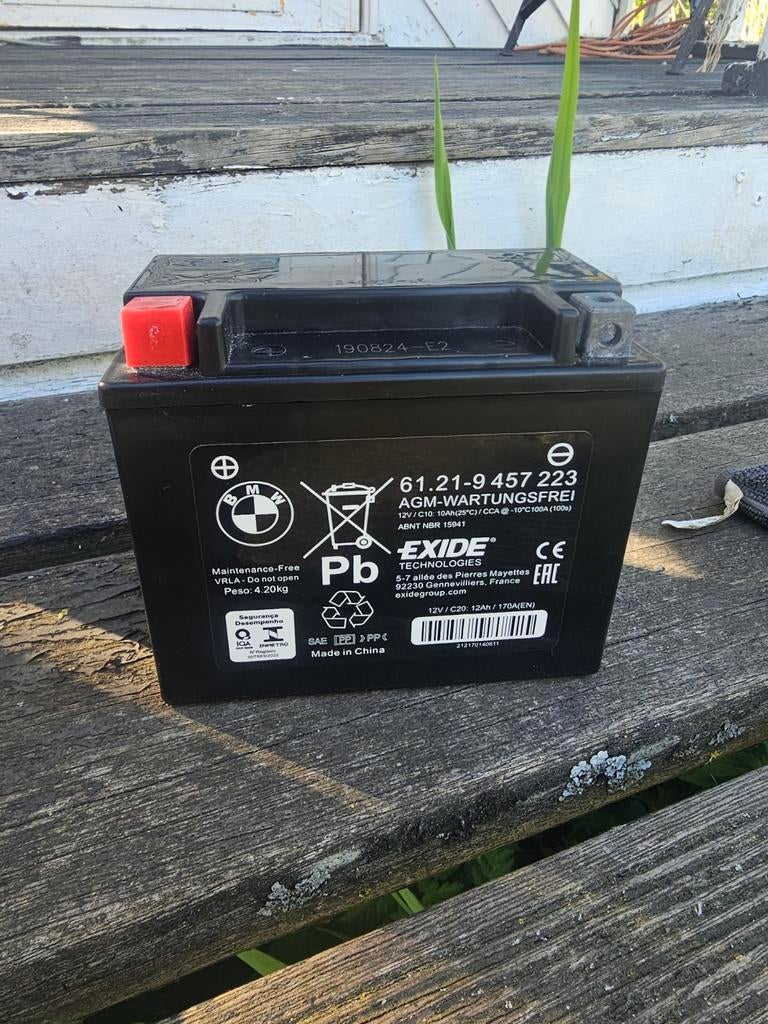 BMW AGM Accu 10ah motor batterij, Ophalen of Verzenden