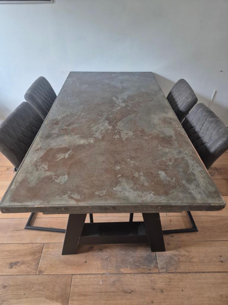 Tafelblad (zonder stoelen en onderstel), Ophalen, Gebruikt, 50 tot 100 cm, Rechthoekig