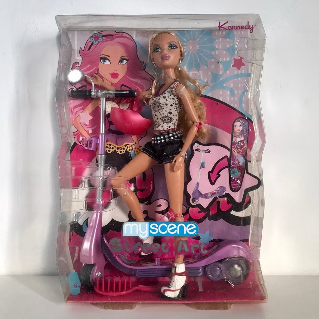 Barbie My Scene Street Art Kennedy NRFB, Verzamelen, Poppen, Ophalen of Verzenden, Nieuw, Fashion Doll