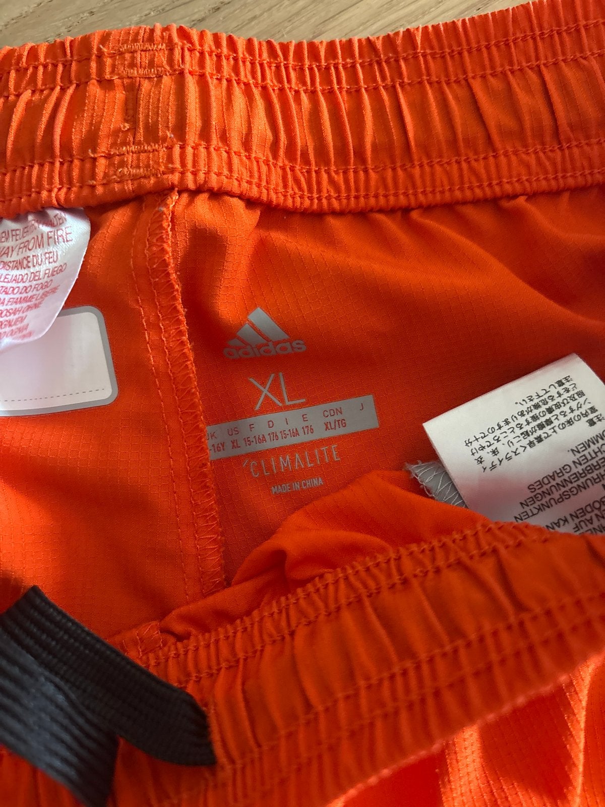 MHCZ Adidas Climalite Sportbroekje - , Maat XL KINDERMAAT, Ophalen, Maat 56/58 (XL), Oranje, Gedragen
