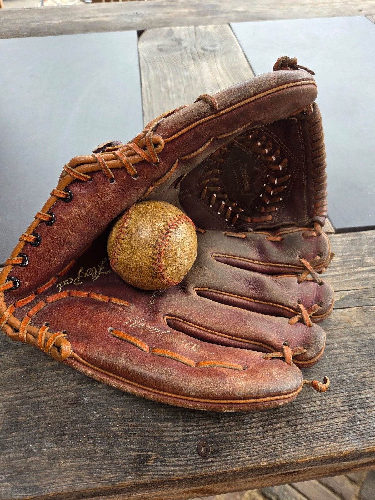 vintage mc gregor tony oliva baseball glove, Verzenden, Gebruikt, Overige sporten