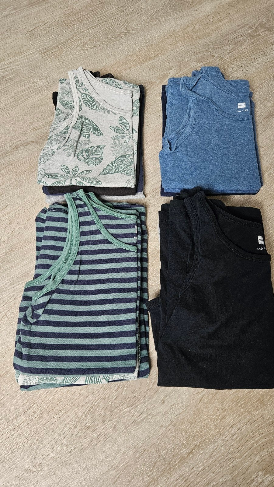 13 hemden van de hema maat 146/152., Ophalen of Verzenden, Gebruikt, Jongen, Nacht- of Onderkleding