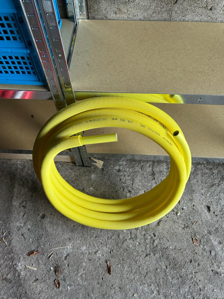 Henco 26x3 mm gasleiding met mantelbuis - ca. 8 meter, Ophalen, Nieuw