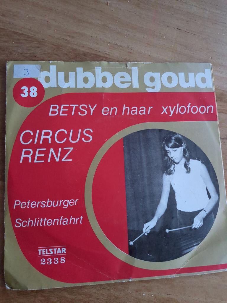 Betsy en haar xylofoon - Circus Renz / Petersburger, Cd's en Dvd's, Vinyl Singles, Gebruikt, Fotohoes, Single, 1960 - 1969, Overige genres