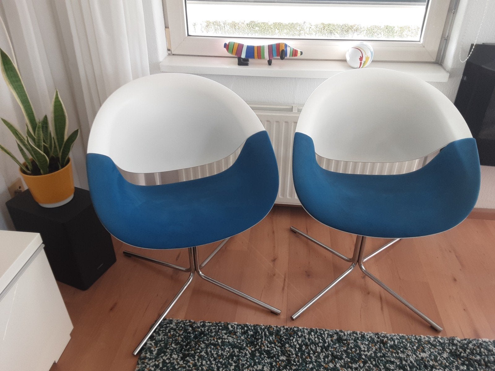 2x Design Stoelen  van Marco Maran  2 voor €125.00, Ophalen