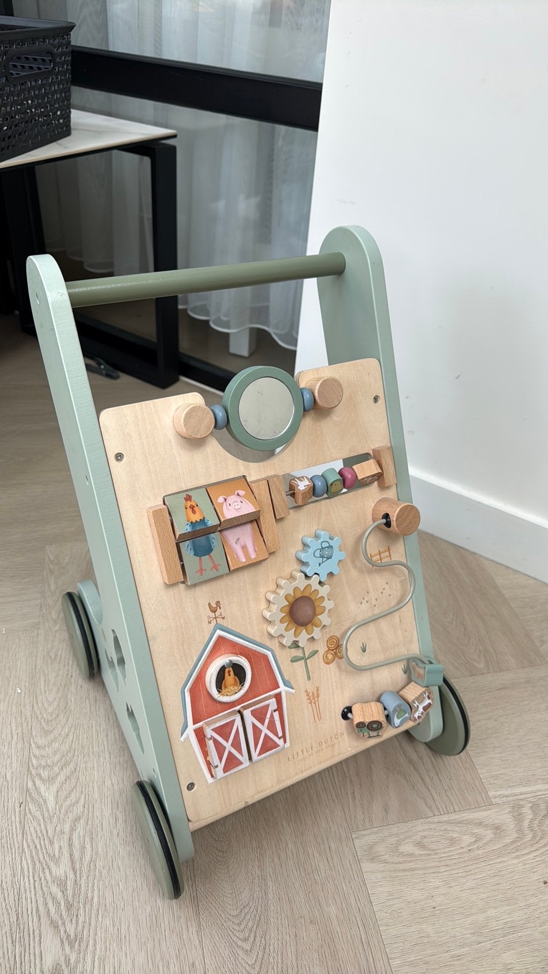 Loopkar little dutch, Kinderen en Baby's, Speelgoed | Houten speelgoed, Ophalen, Gebruikt, Duw- of Trekspeelgoed