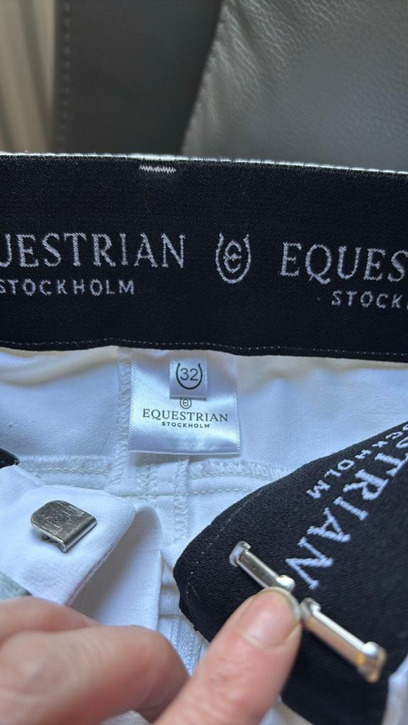 Equestrian Stockholm rijbroek wit xs, Dieren en Toebehoren, Overige soorten, Zo goed als nieuw, Dames, Onderkleding