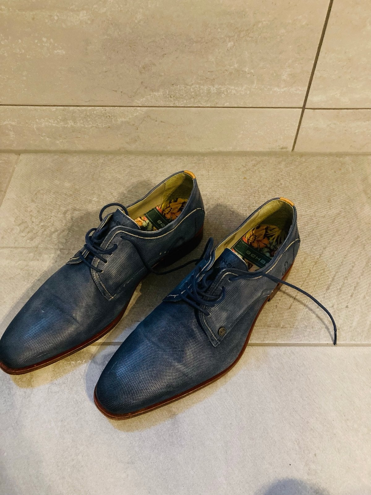Rehab veterschoenen maat 44, Kleding | Heren, Ophalen of Verzenden, Gedragen, Blauw, Veterschoenen