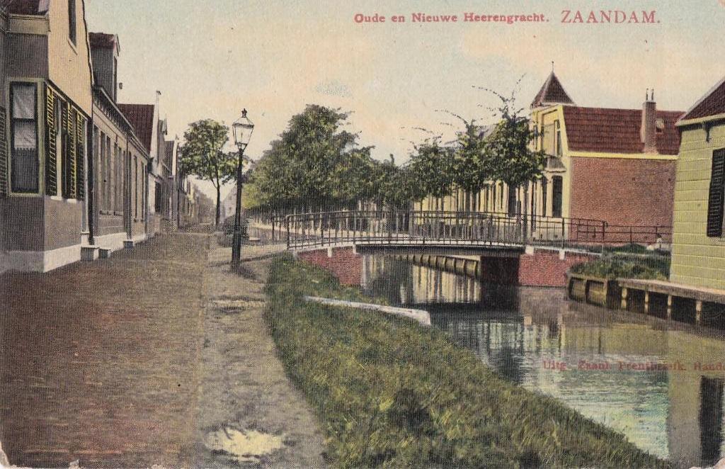 zaandam  heerengracht/houthaven/kantoor havenmeester 1935, Ophalen of Verzenden, Voor 1920, Noord-Brabant