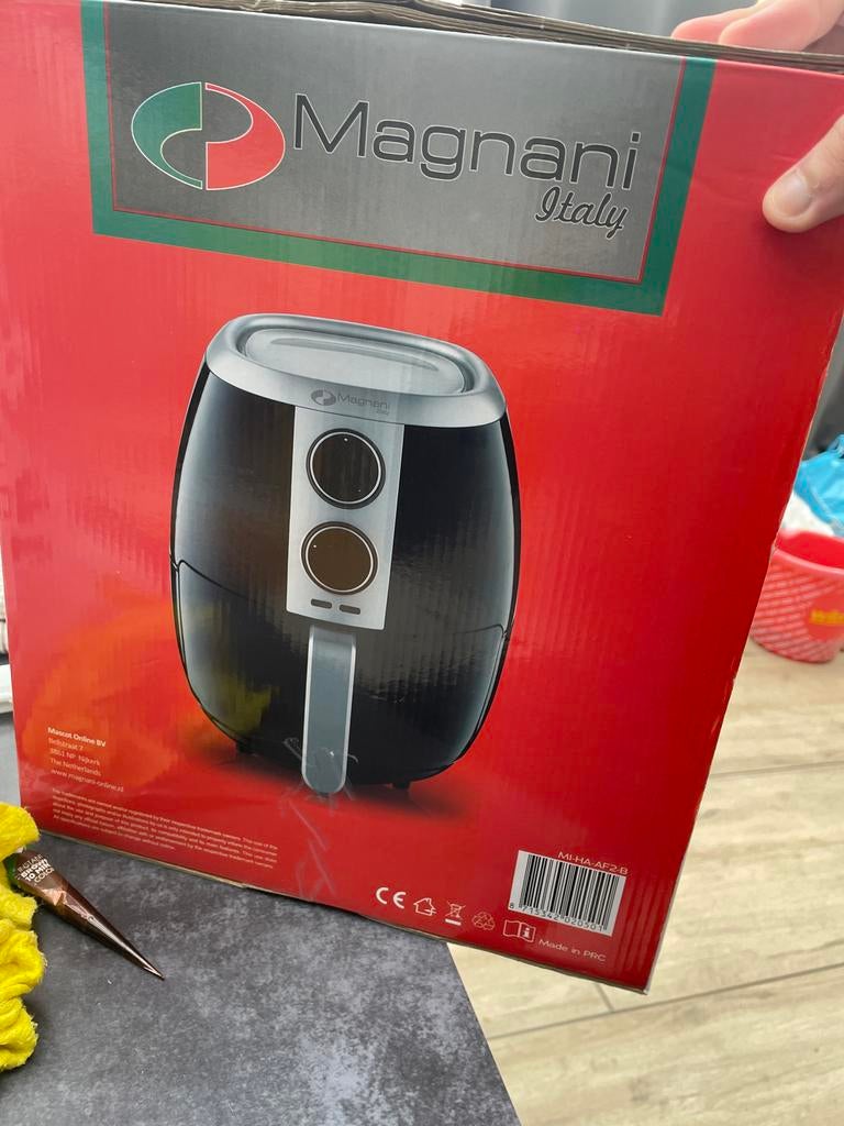 Nieuwe Magnani Italy Airfryer XL, Ophalen, Nieuw, Airfryer XL