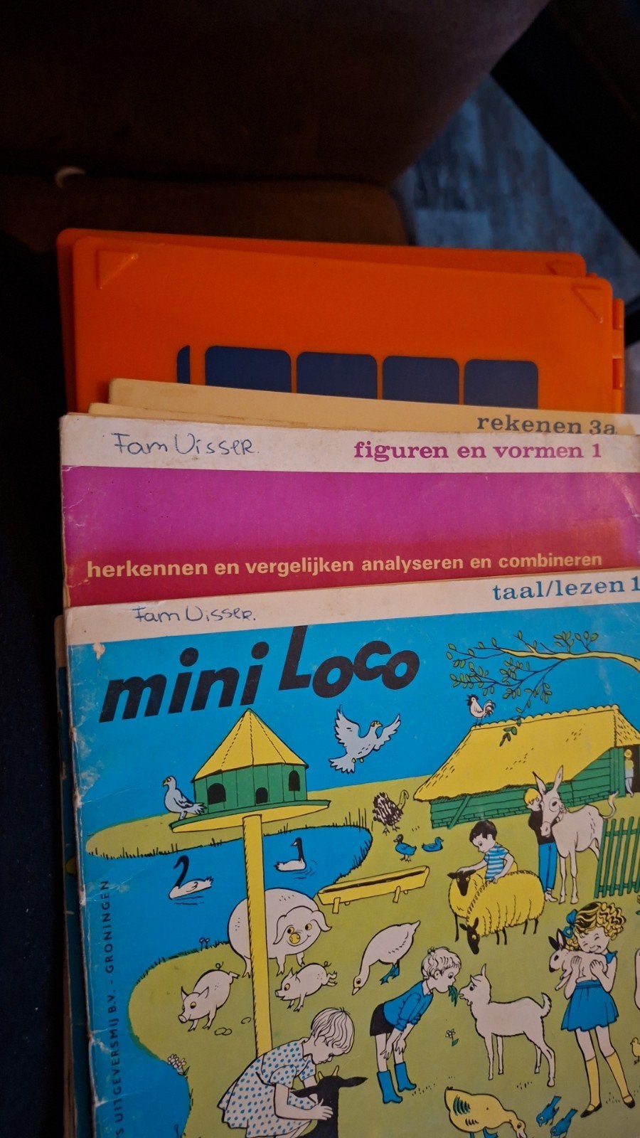 Ouderwetse Vintage Mini Loco en Loco Spellen met Boekjes, Ophalen of Verzenden, Gebruikt, Taal en Lezen