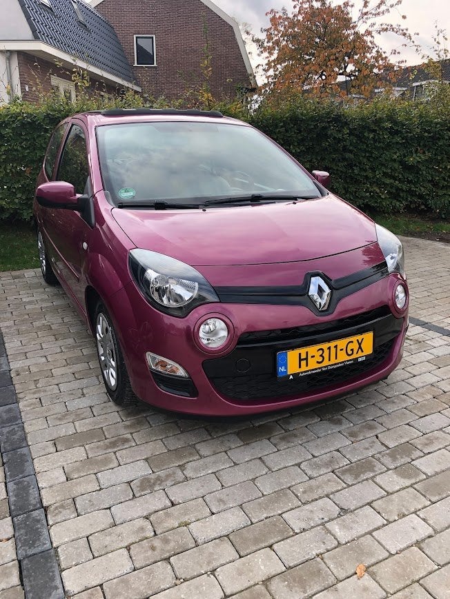 Renault Twingo Cabrio - 1.2 16V Liberty 2012 met airco, Auto's, Renault, Voorwielaandrijving, Euro 5, 74 pk, Zwart