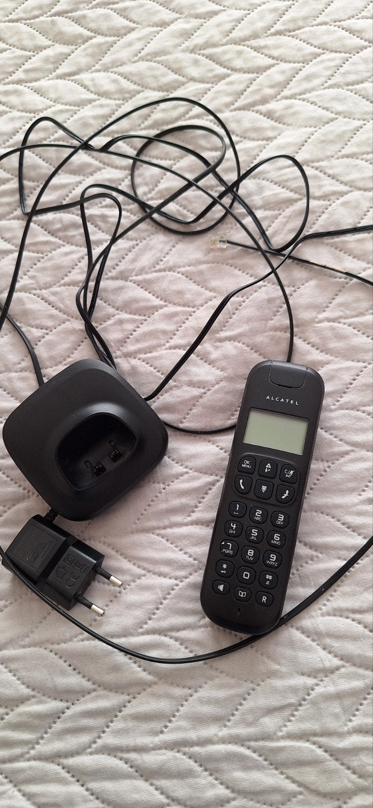 Alcatel draadloze telefoon met basisstation, Ophalen, Gebruikt, 1 handset