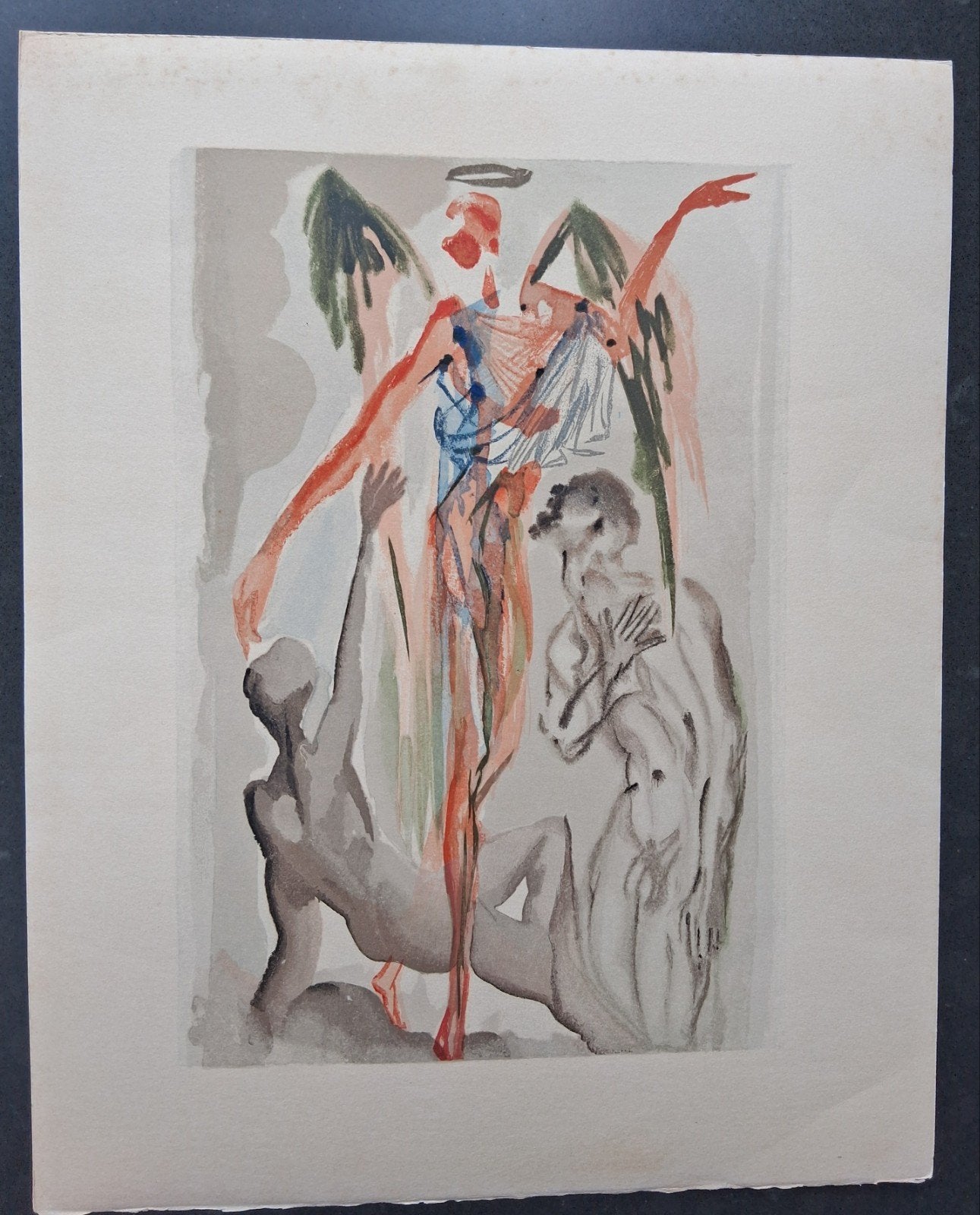 Salvador Dalí - The Earthly Paradise - The Purgatory, Antiek en Kunst, 1950 - 1999, Religie, Genummerd, Ophalen of Verzenden