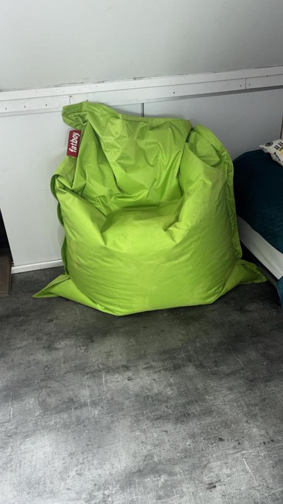 Fatboy Original Zitzak - Limon Groen, Huis en Inrichting, Zitzakken, Ophalen, Zo goed als nieuw, Groen, Zitzak