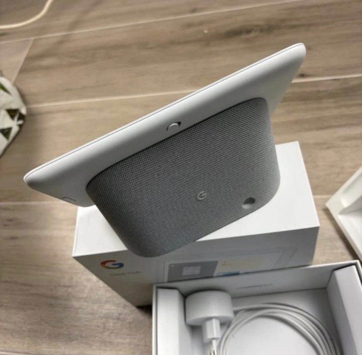 Google Nest Hub (2e gen) zeer netjes met doos, Audio, Tv en Foto, Mediaspelers, Ophalen of Verzenden, Zo goed als nieuw