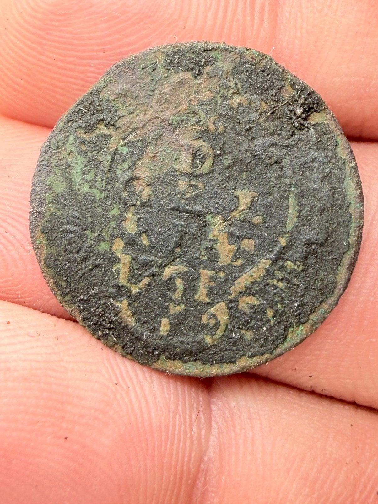 Oude munt Nederlands - 1 Duit - Gelderland - 1754(??), Ophalen of Verzenden, Overige landen