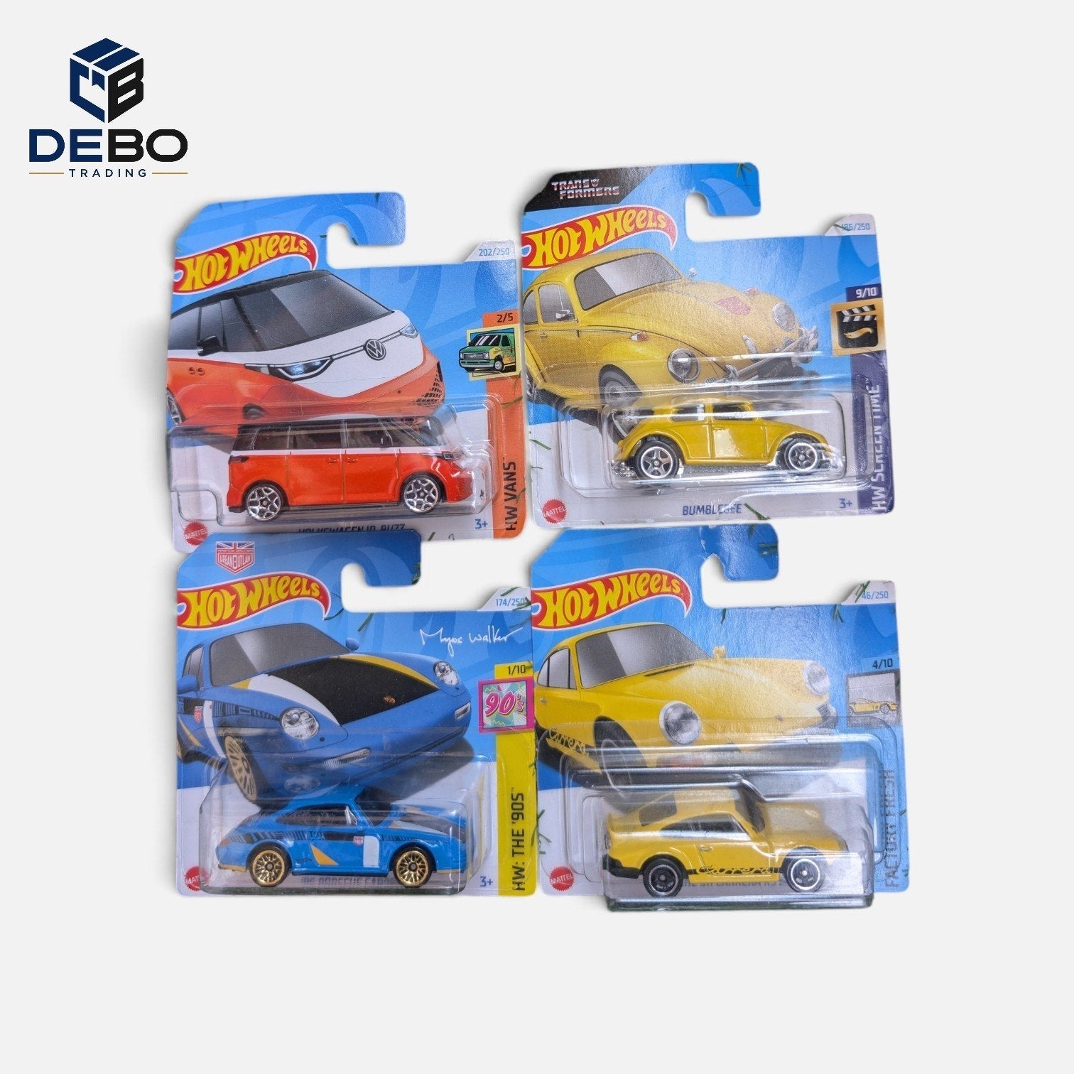 Hot Wheels Volkswagen & Porsche bundel 4 stuks nieuw, Ophalen of Verzenden, Nieuw
