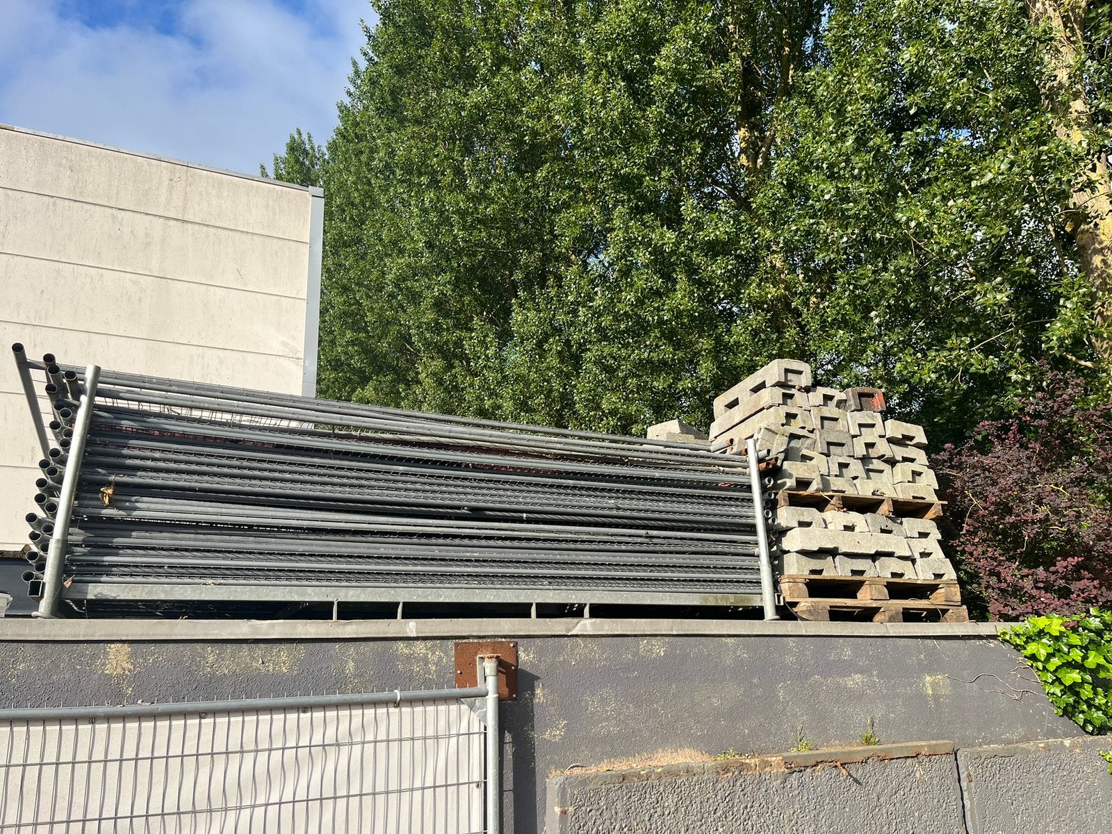 Bouwhekken en kunsstof blokken incl juk, Ophalen, Gebruikt, Overige typen, Minder dan 2 meter