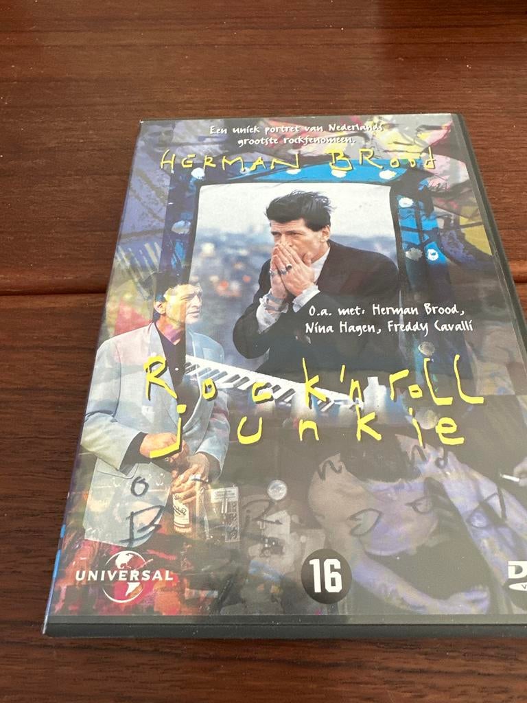 Herman Brood - Rock 'n' Roll Junkie DVD (16+), Vanaf 16 jaar, Ophalen of Verzenden, Gebruikt