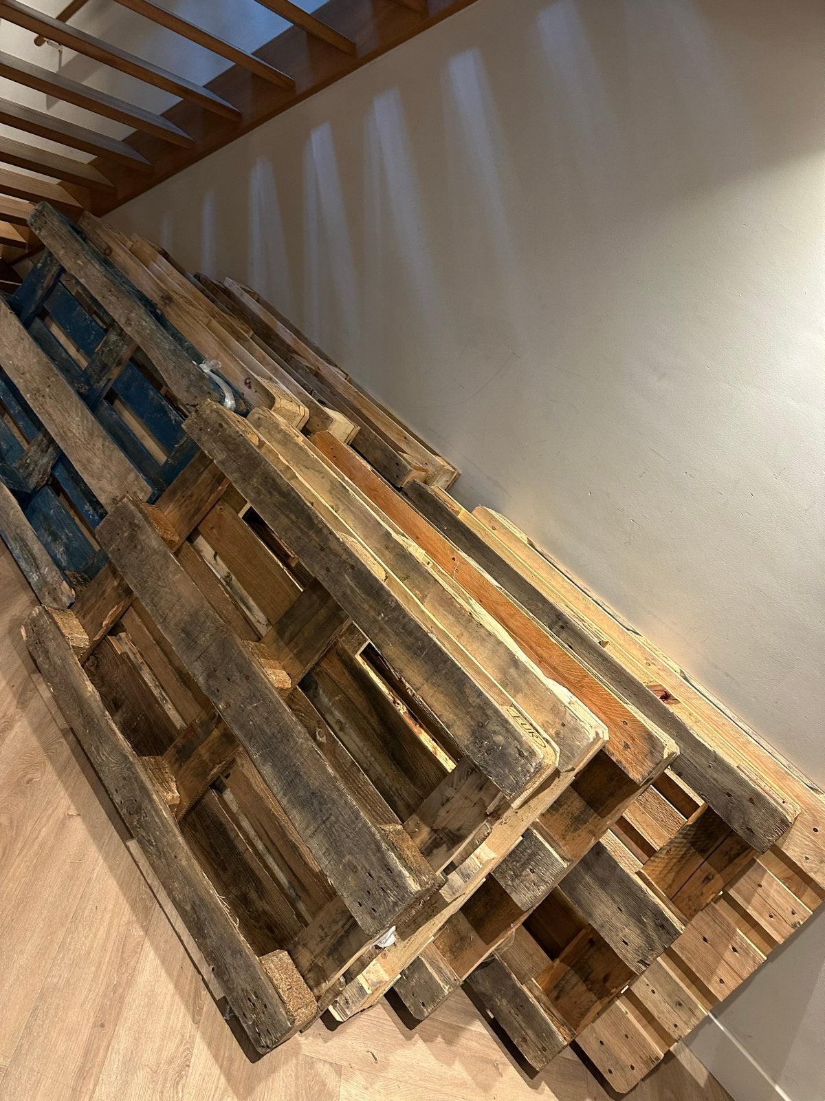 Gebruikte houten pallets - Diverse maten, Doe-het-zelf en Verbouw, Hout en Planken, Ophalen, Gebruikt, 50 mm of meer, Pallet