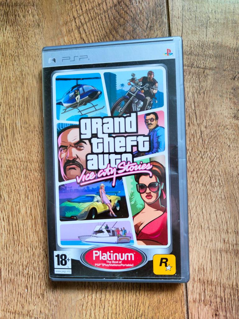 PSP spel - GTA Grand Theft Auto Vice City Stories met Map, Avontuur en Actie, Vanaf 18 jaar, 1 speler, Ophalen of Verzenden