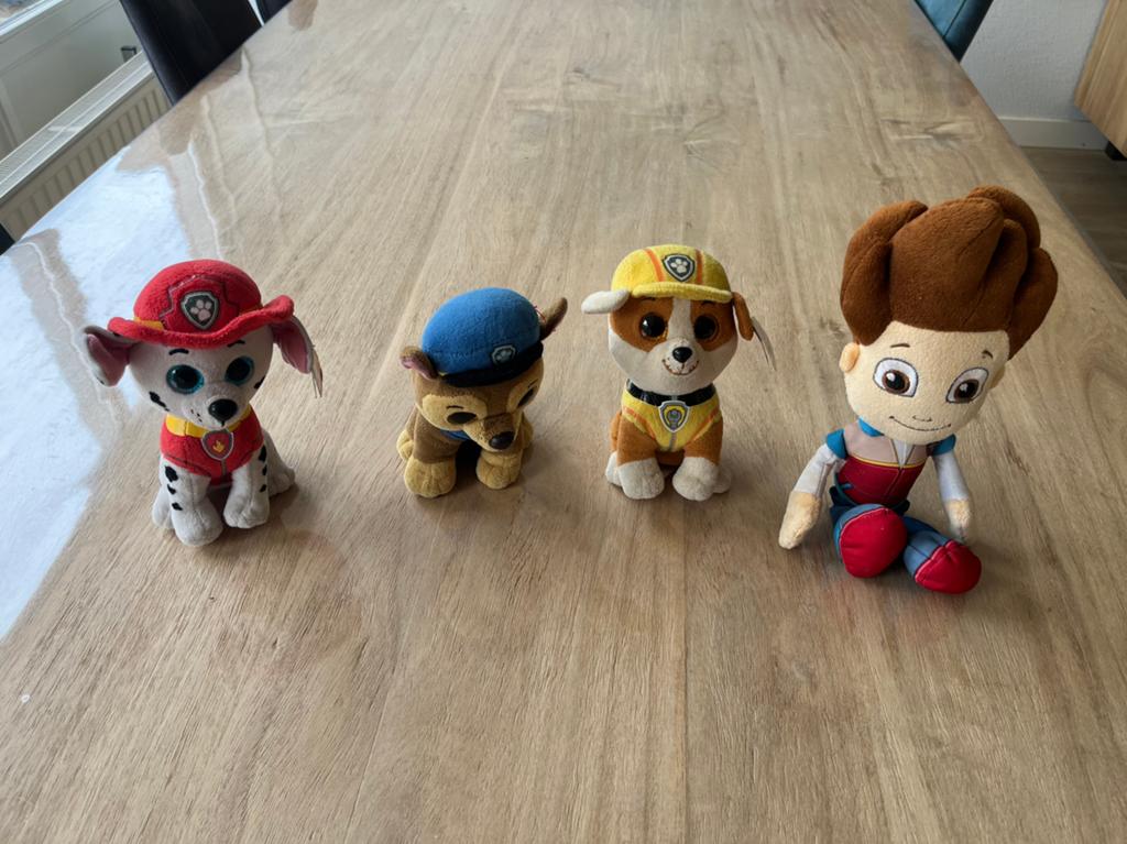 Paw patrol knuffels, Ophalen, Gebruikt, Hond, Klein (minder dan 20 cm)