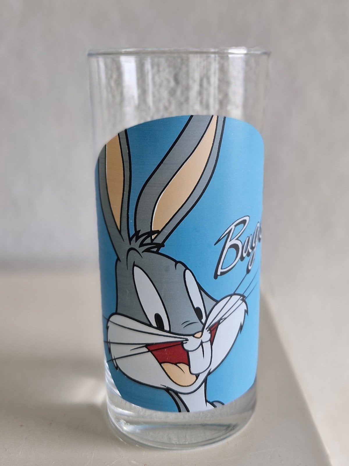 Glas Looney Tunes Bugs Bunny, Verzamelen, Ophalen of Verzenden, Zo goed als nieuw, Frisdrankglas