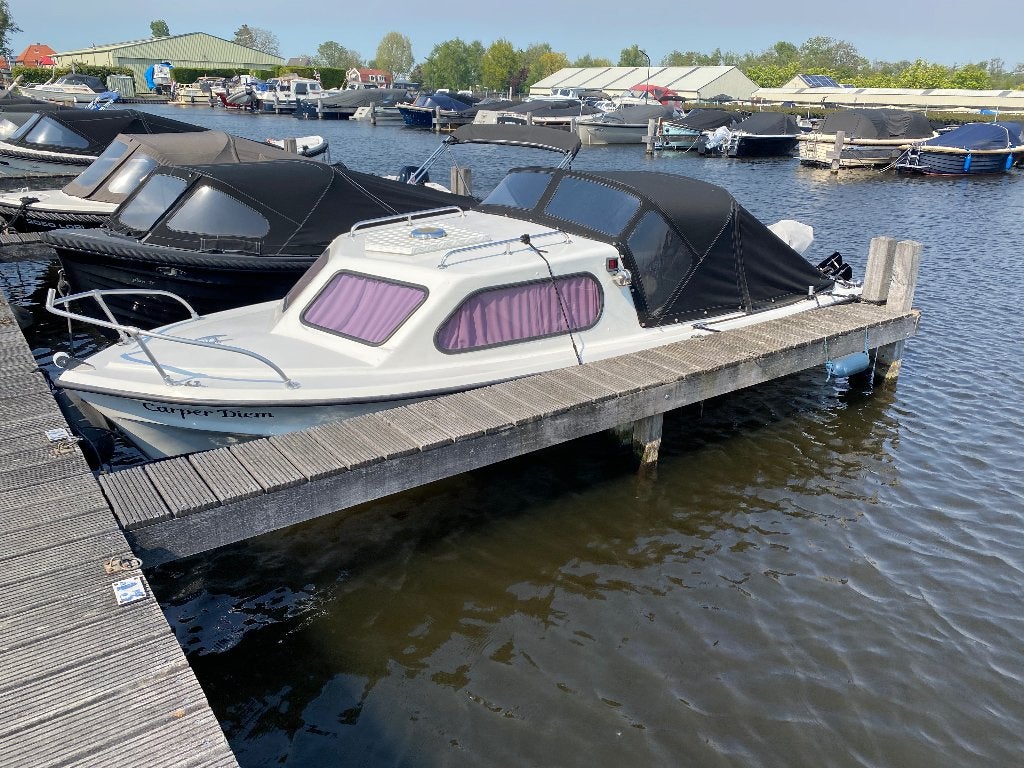 Motorboot Shetlander te koop, Gebruikt, Kajuitboot, Buitenboordmotor, 100 cm