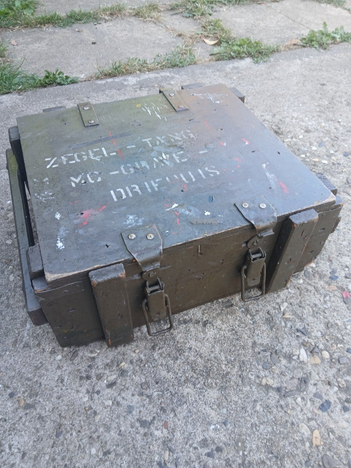 legerkist opbergkist, Ophalen of Verzenden, Minder dan 50 cm