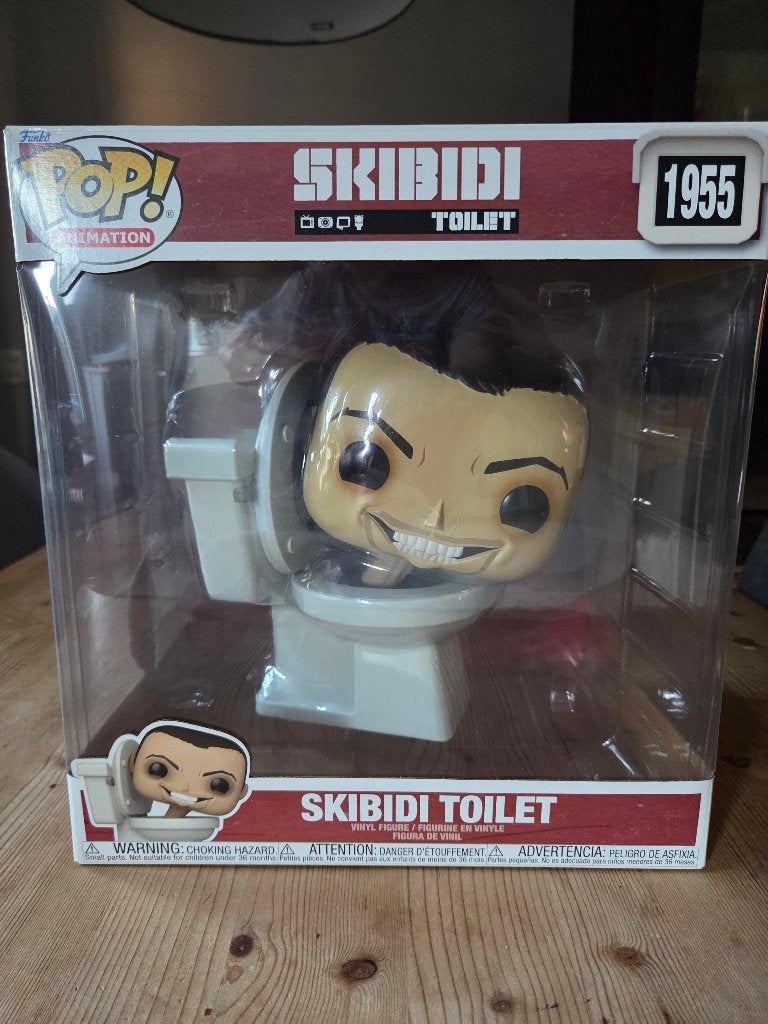 Skibidi Toilet Funko Pop Jumbo XL 25 cm, Verzamelen, Ophalen of Verzenden, Nieuw