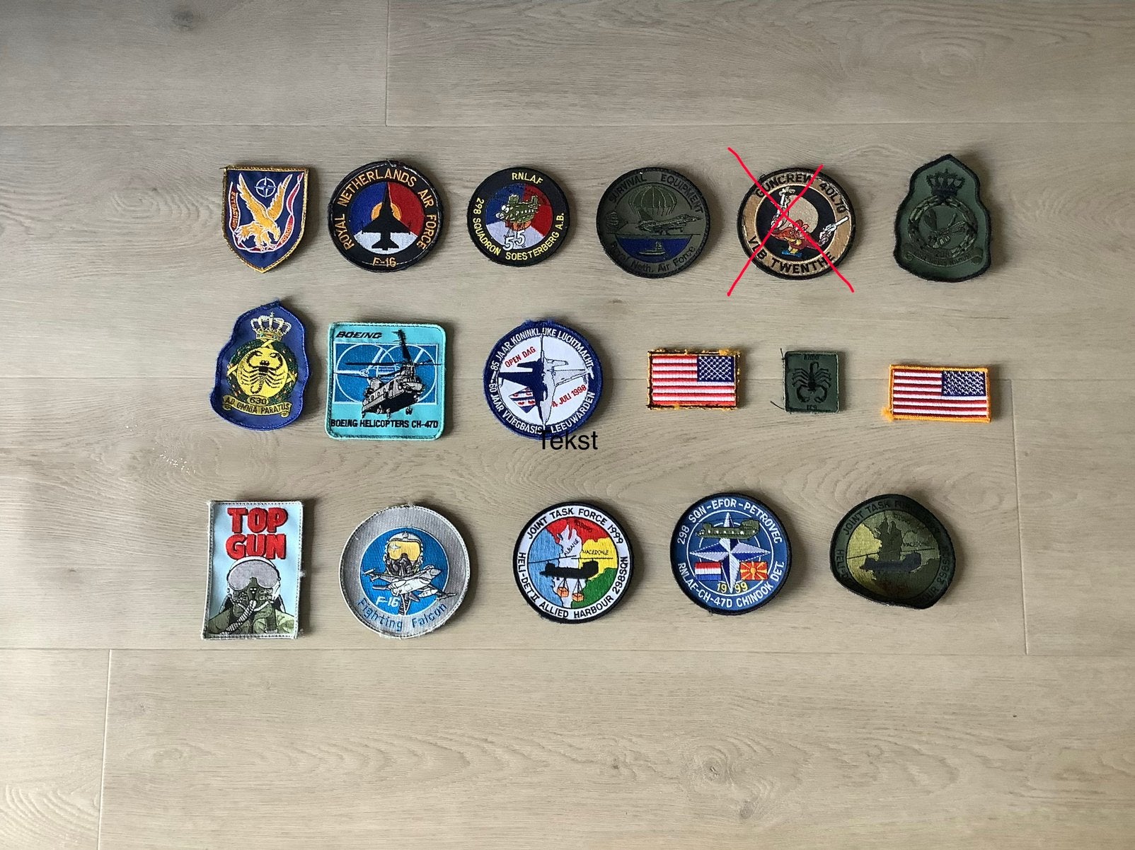 Luchtmacht patches (Wordt ook los verkocht evt)!, Ophalen of Verzenden, Gebruikt