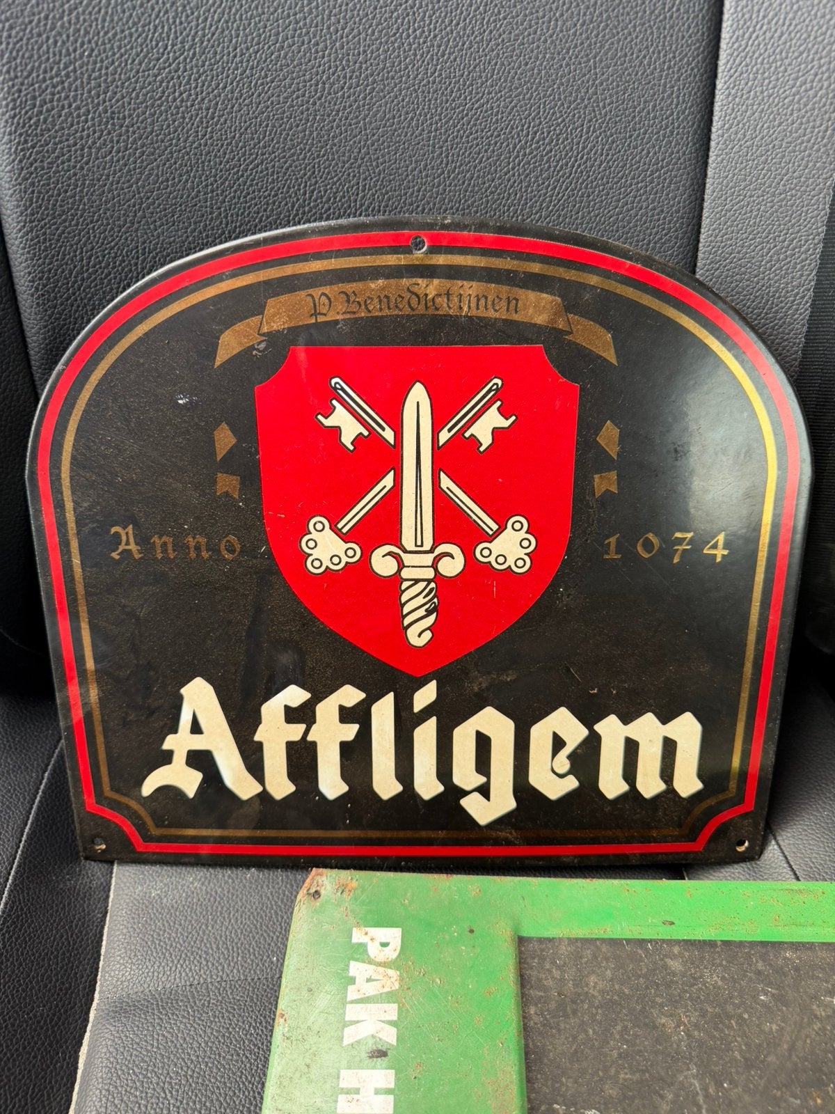 3 Reclameborden bier, Ophalen of Verzenden, Zo goed als nieuw, Reclamebord, Plaat of Schild, Overige merken