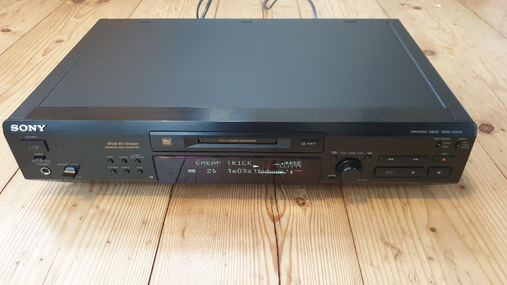 Sony minidisc recorder. Model MDS-JE520, Audio, Tv en Foto, Walkmans, Discmans en Minidiscspelers, Ophalen of Verzenden, Minidisc-recorder