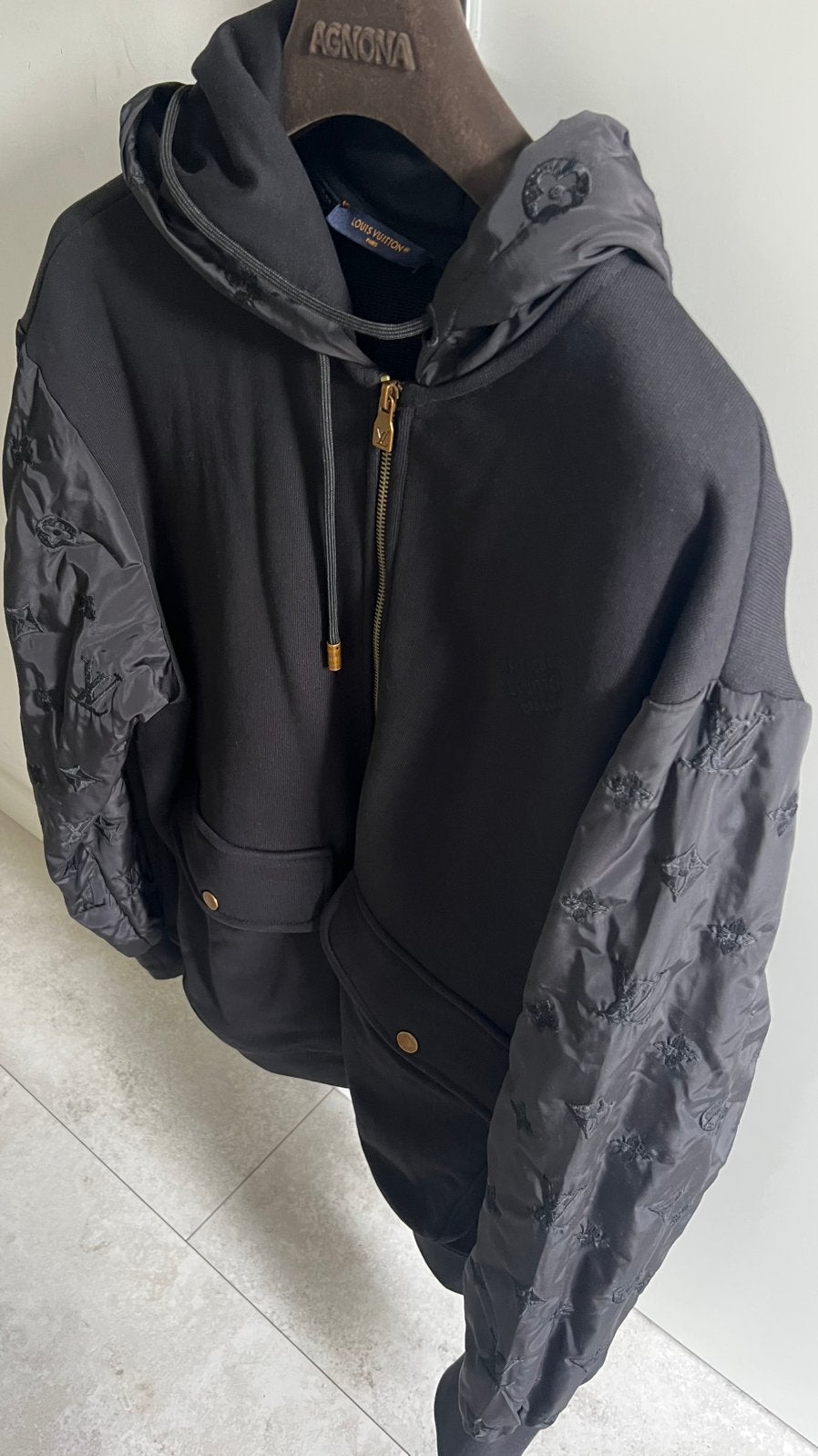 Louis Vuitton hoodie met capuchon  maat xxl, Kleding | Heren, Verzenden, Zo goed als nieuw, Overige maten, Zwart
