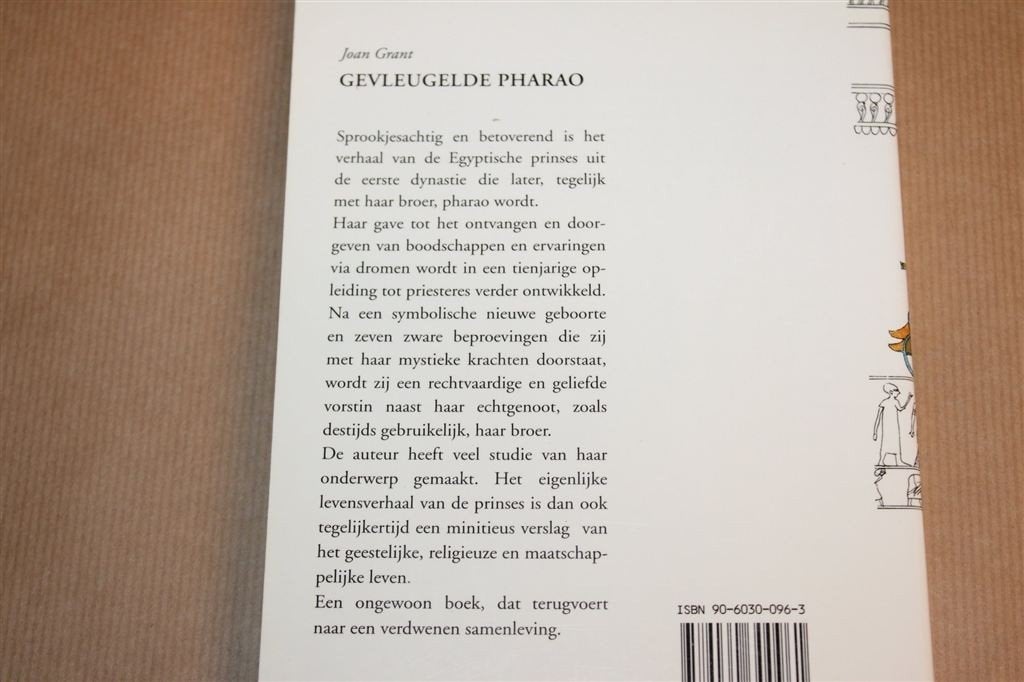 Gevleugelde Pharao — Joan Grant & Egyptische Roman [1979], Ophalen of Verzenden, Gelezen, Overige onderwerpen, Achtergrond en Informatie
