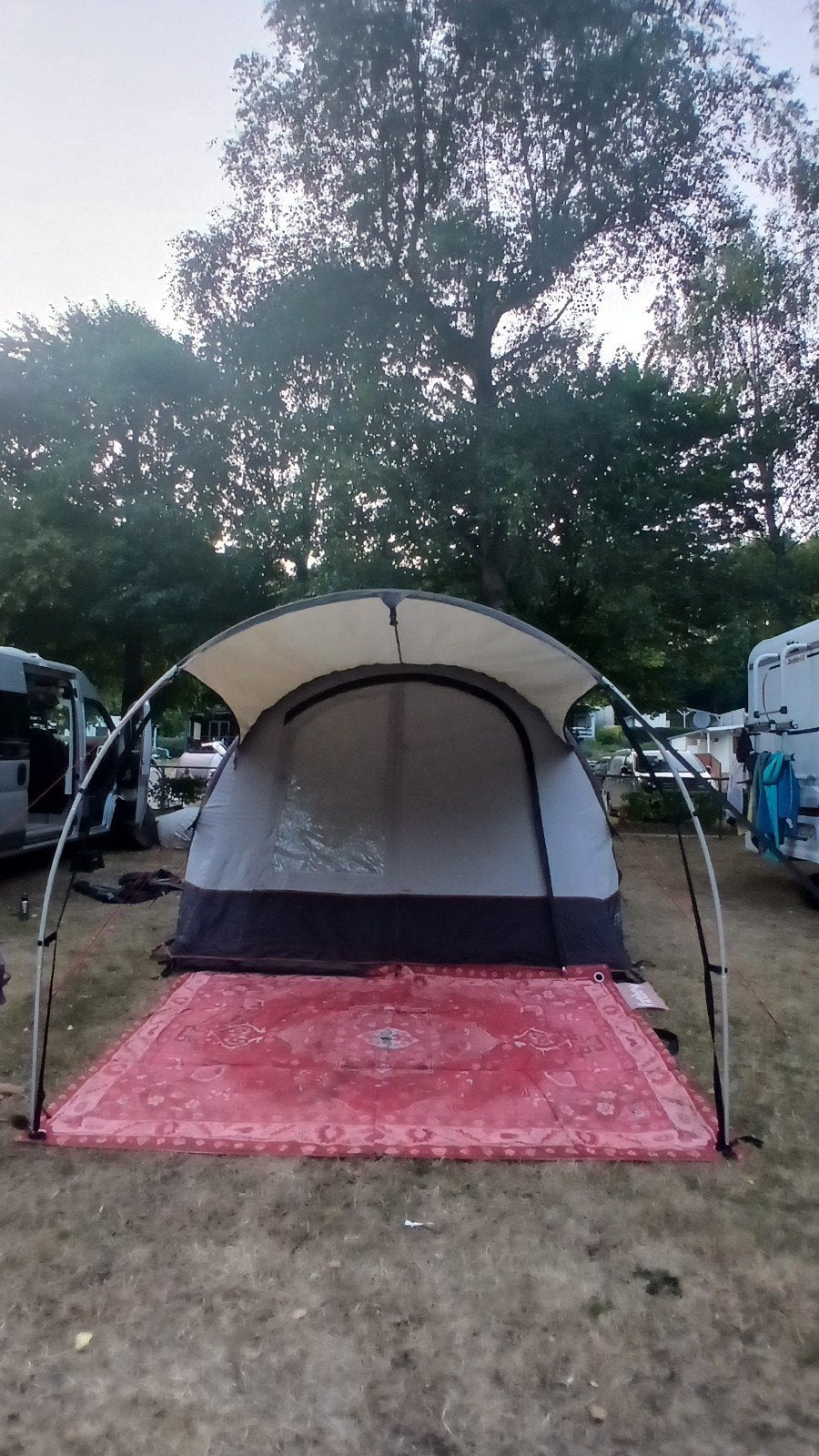 Bardani Airwolf 310 opblaasbare tent voor 4 personen, Caravans en Kamperen, Tenten, Ophalen, Gebruikt, Tot en met 4